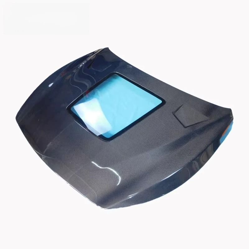 New Carbon Fiber Hood Bonnet Cover for Q50 with Engine Hoods Clips and Screws
